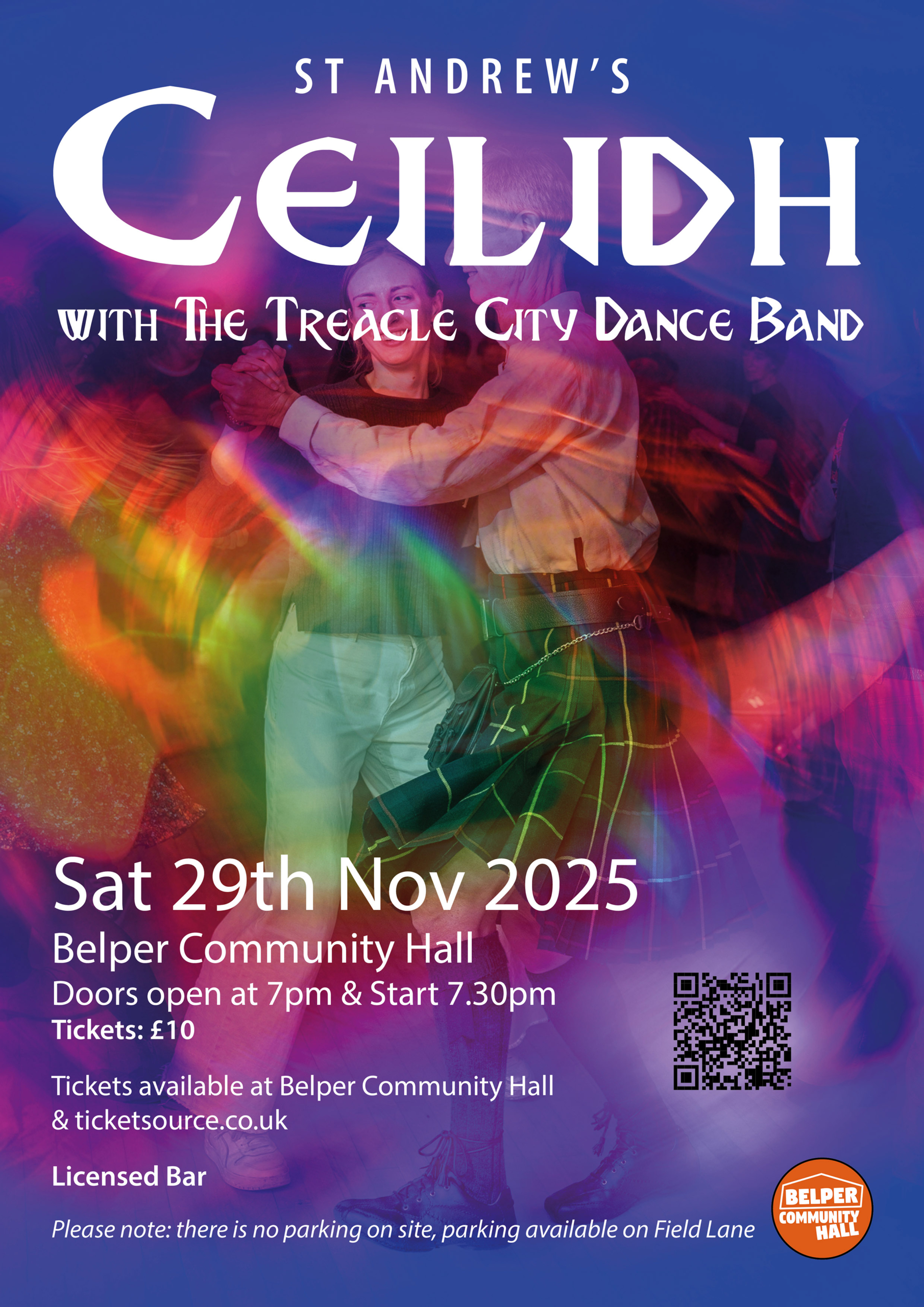 Ceilidh fundraising dance at Belper community hall